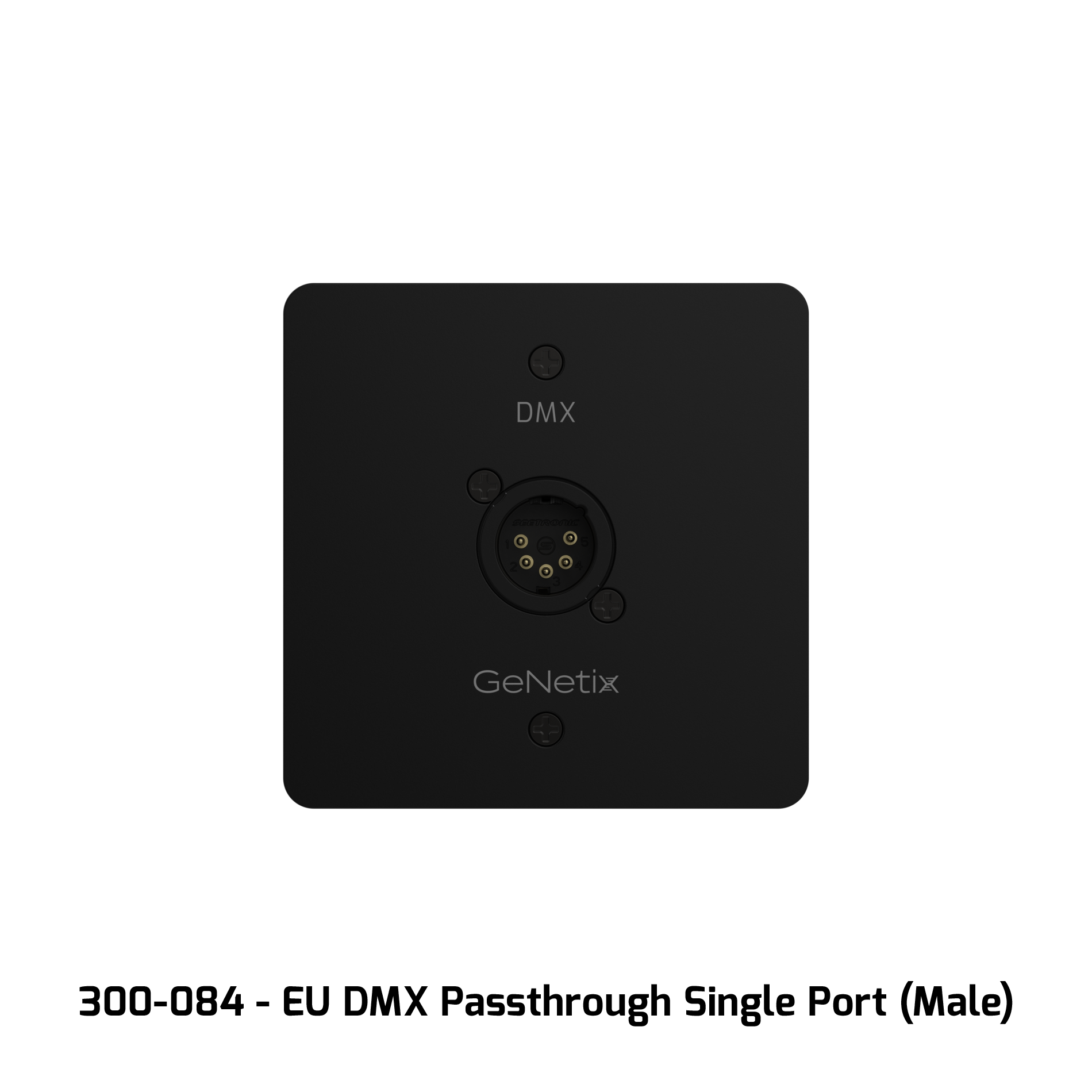 GeNetix DMX Passthrough Wall Plates